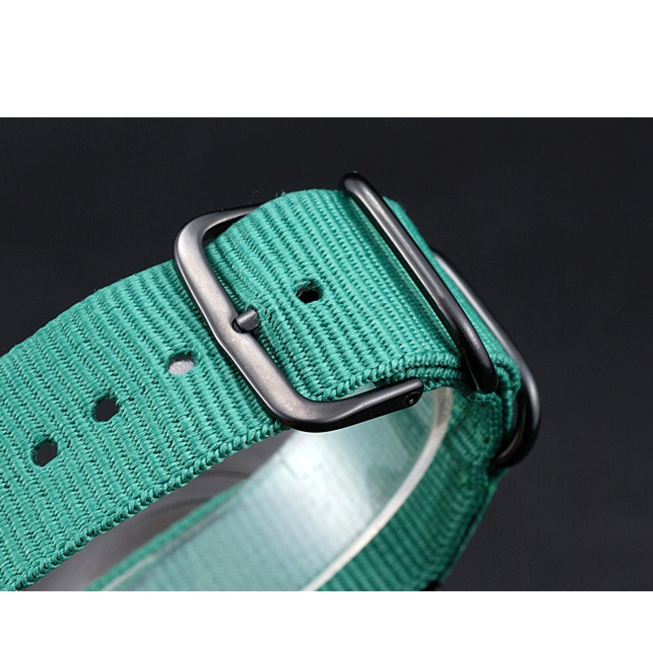 Aaa replica Nylon 622009 Submariner Strap Stealth Green Rolex 1029